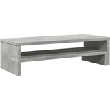 vidaXL Stojalo za monitor betonsko siva 54x22x15 cm inženirski les | Shoptok.si