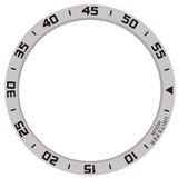INF združljiv s samsung Watch5 pro - srebrno-črn obroč okvirja iz nerjavečega jekla, (5000090599) | Shoptok.si