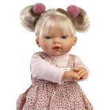  Llorens: Roberta 33 cm jokajoča dojenček s cucljem v pikčasti obleki | Shoptok.si
