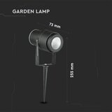  LED Spoljna svetiljka LED/12W/100-240V IP65 4000K crna | Eponuda.com