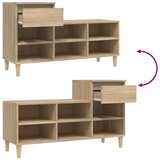 Ormarić za cipele boja hrasta 102x36x60 cm konstruirano drvo | shoptok.hr