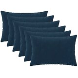  Presvlaka za jastuk 6 kom. HEERLEN Plava 40 x 60 cm - Osnovni Plava 6 | shoptok.hr