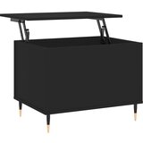  The Living Store Klubska mizica črna 60x44,5x45 cm inženirski les - Klubska Mizica, (21444105) | Shoptok.si