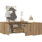  Kutni ormarić boja hrasta 200x40x45 cm konstruirano drvo | shoptok.hr