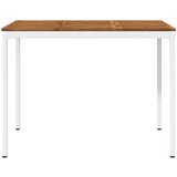  Stol za bar u vrtu Prirodna i bijela 141 x 80,5 x 105 cm | shoptok.hr