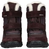 Geox Škornji za v sneg 'TREKKYUP' burgund / srebrna | Shoptok.si