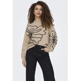 JDY Pulover 'JELLA' siva / črna | Shoptok.si