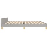  Okvir za krevet bez madraca svjetlosivi 200 x 200 cm od tkanine | shoptok.hr