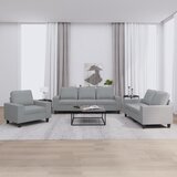 vidaXL 3-dijelni set sofa svjetlosivi od tkanine Cijene