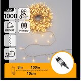 Aigostar LED spoljašnji božićni lanac 1000xLED/8 funkcija 103m IP44 topla bela Cene