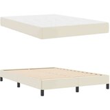  Konstrukcija postelje z vzmetnico krema 160 x 200 cm blago, (5000127364) | Shoptok.si
