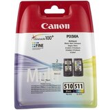  Kartuša Canon PG-510 črna/black + CL-511 barvna komplet - original Cene