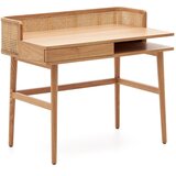 Kave Home Pisalna miza v jesenovem dekorju 62x105 cm Araxi – Cene