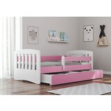 HAPPYKIDS OTROKA POSTELJA EMA 160X80 (VE BARV)-Bela/Roza | Shoptok.si