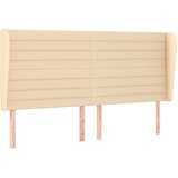  Uzglavlje s ušima krem 163x23x118/128 cm od tkanine | shoptok.hr