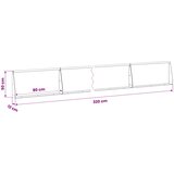  Zid za zadržavanje 4 kom. 80 x 12 x 50 cm Pocinčani čelik | shoptok.hr