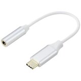 Renkforce USB-C®, audio priključni kabel [1x USB-C® - 1x audio, stereo (3.5 mm klinken)] 0.1 m bijela | Eponuda.ba