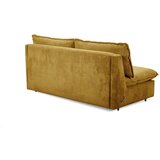 Bobochic Paris Žuta sklopiva sofa od samta 184 cm Isadora – | shoptok.hr