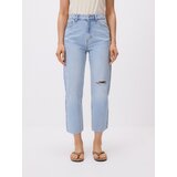 Reserved Straight traperice s poderotinama - plava | shoptok.hr