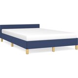 vidaXL Okvir za krevet s uzglavljem plavi 120x190 cm od tkanine Cijene