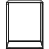 Maison Chic konzolna miza - miza ob steni prozorna 60x35x75 cm kaljeno steklo, (21786659) | Shoptok.si