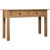 Maison Chic konzolna miza - miza ob steni 110x40x72 cm trdna borovina Panama Range, (21785752) | Shoptok.si