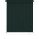  Vanjska roleta za zamračivanje 120 x 140 cm tamnozelena HDPE | shoptok.hr