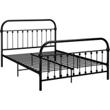 Maison Chic Posteljni okvir - Dvoposteljna postelja - Zakonska postelja črn kovinski 160x200 cm-J4943, (21772428) | Shoptok.si