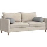vidaXL valjkasti jastučići 2 pcs oblačnosiva Ø 25 x 70 cm tkanina | shoptok.hr