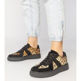 D/CEO Stanila perforated eco-suede brown loafers | Shoptok.si