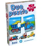 DUO Sestavljanka z delovnimi stroji - D-Toys