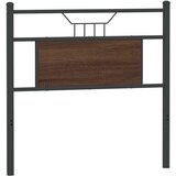  Uzglavlje smeđa boja hrasta 80 cm konstruirano drvo i čelik | shoptok.hr