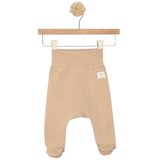 Just kiddin baby otroške dolge hlače s stopali space world beige Cene