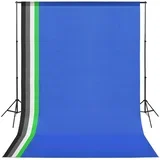 za Foto Studio s 5 Raznobojnih Pozadina i Podesivi Okvir