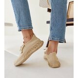 Gemre Beige fabric sneakers Weekley | shoptok.hr
