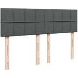 vidaXL Krevet s oprugama i madracem tamnosivi 140x190 cm od tkanine | shoptok.hr