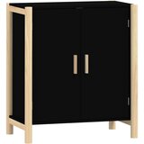 Maison Chic Komoda - Predalnik črna 62x38x70 cm inženirski les, (21716318) | Shoptok.si