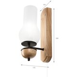  Brilagi - LED zidna svetiljka COTTAGE 1xE14/40W/230V hrast/bela | Eponuda.com