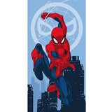 Jerry Fabrics Crveni/plavi pamučan dječji ručnik 70x140 cm Spider-man "Jump" – | shoptok.hr