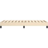  Box spring posteljni okvir krem 100x200 cm blago, (20739369) | Shoptok.si