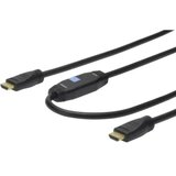 Digitus HDMI priključni kabel HDMI-A vtič\, HDMI-A vtič 40.00 m črna AK-330105-400-S pozlačeni konektorji HDMI kabel, (20410723) | Shoptok.si
