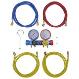  Jednostupanjska vakuumska crpka s 4-smjernim mjeračem tlaka | shoptok.hr