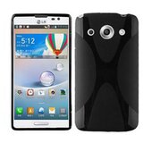  Ohišje, združljiv z LG v oksidnem črni barvi - zaščitni pokrov iz fleksibilnega silikona TPU, (20588811) | Shoptok.si