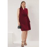 Trendyol ženska haljina Tbbss23Ah00254, bordo | Eponuda.com