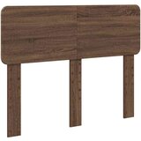  Uzglavlje s uzglavljem Smeđi hrast 120 cm Konstruirano drvo | shoptok.hr