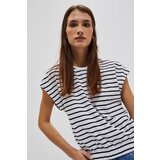 Moodo WOMEN'S T-SHIRT L-TS-3825 BÍLO_ČERNÉ | shoptok.hr