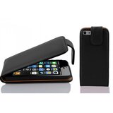 Cadorabo Ohišje, združljivo z Apple iPhone 5C v kaviar črna - Zaščitni ovitek v obliki flipa iz gladkega umetnega usnja, (20561302) | Shoptok.si