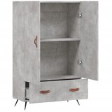  Visoka komoda boja betona 69,5 x 31 x 115 cm konstruirano drvo | shoptok.hr