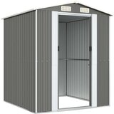 vidaXL Vrtna lopa svetlo siva 192x191x223 cm pocinkano jeklo | Shoptok.si