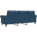  Trosjed od tkanine Plava 180 cm baršunasti | Eponuda.com